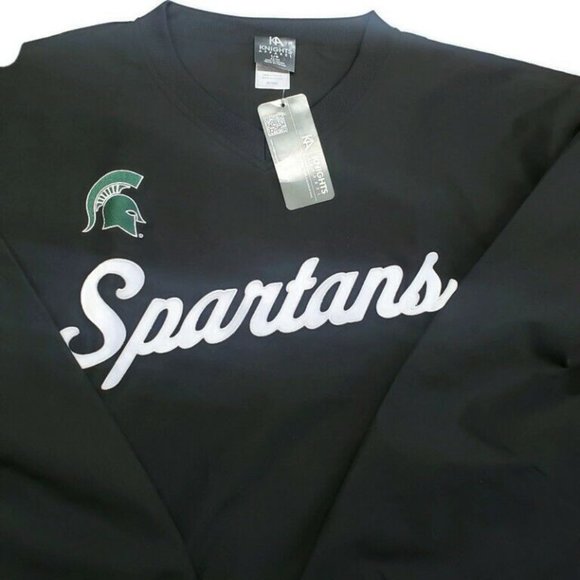 Knights Apparel Other - Knights Apparel Michigan State Spartans Pullover Sweatshirt Mens 2XL Black